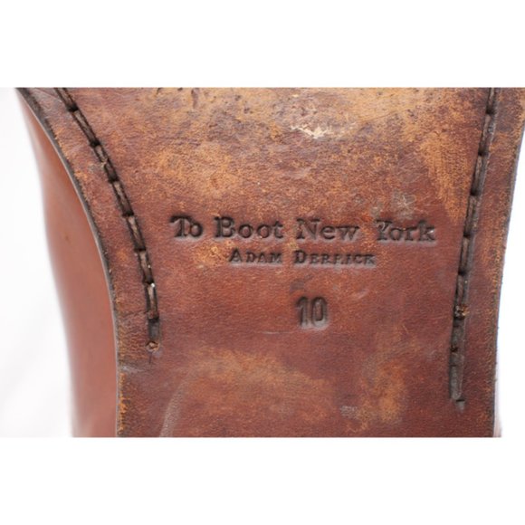 To Boot New York Adam Derrick Men's Size 10 Brown WingTip Dress Shoes - Picture 3 of 13